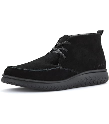 Amazon.com | Clarks Men Wallabee Evo Boot Black Suede 7 Medium | Shoes
